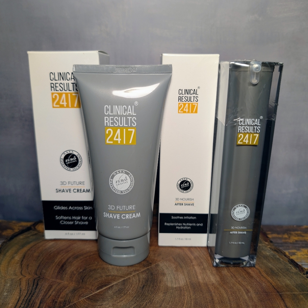 Men's Clinical Results 24|7 3D Future Shave Cream & After Shave Gel